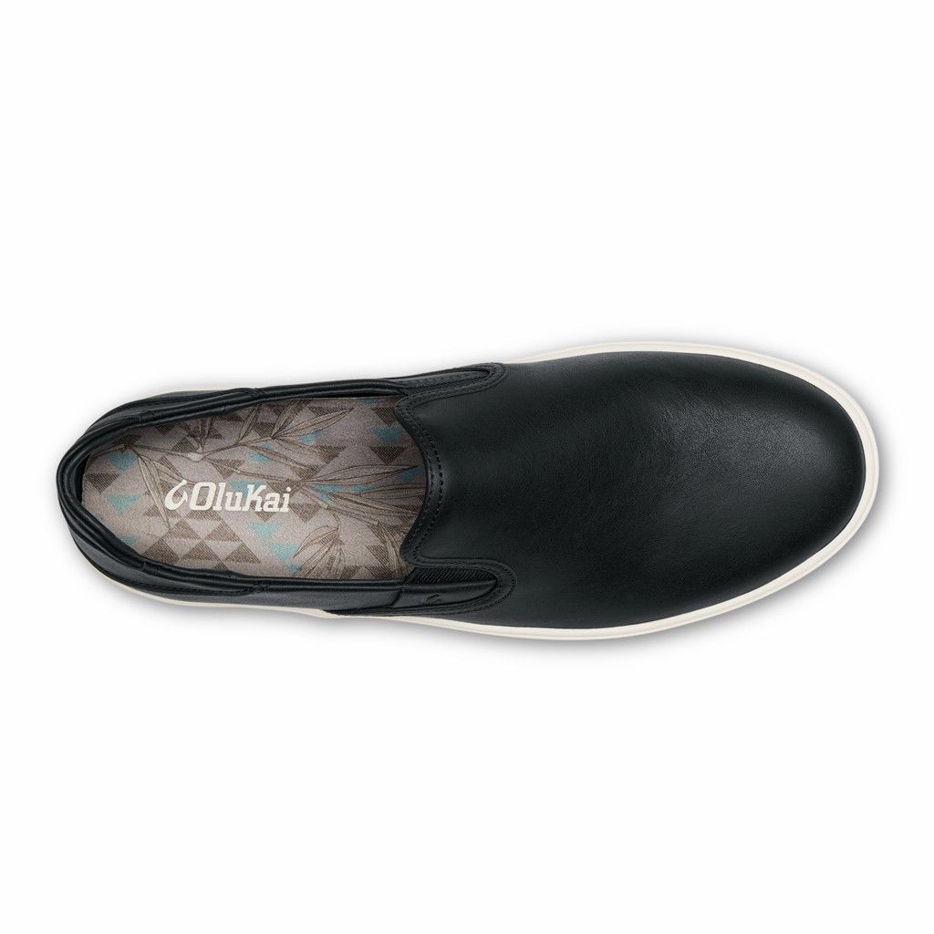 Olukai Men's Lae ahi Ili Slip On Shoe - Lava Rock US453-861